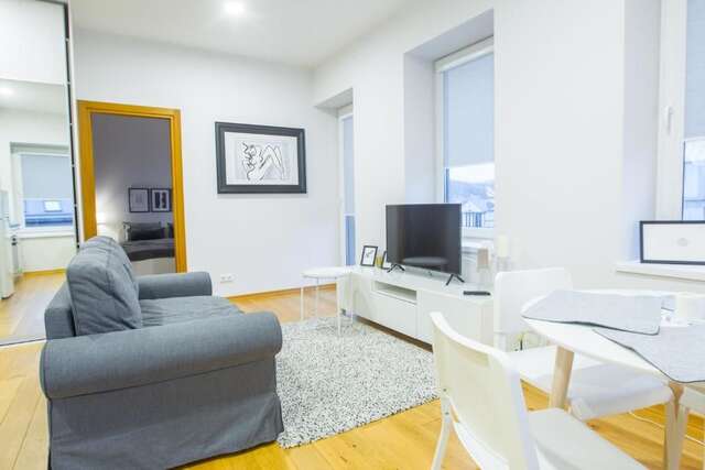 Апартаменты Bright one bedroom apartment in old town Каунас-32